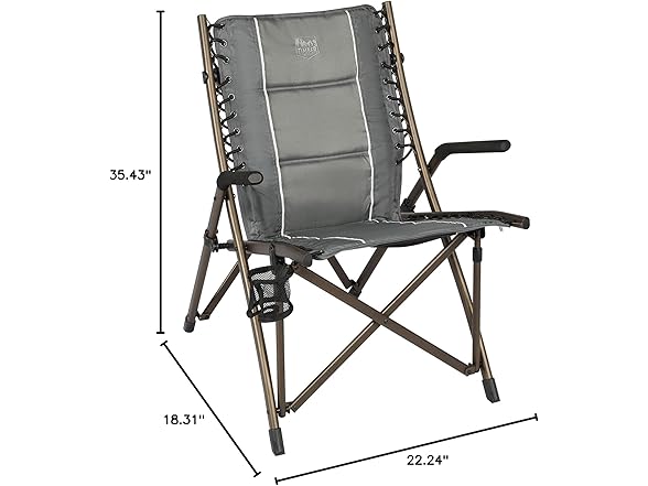 TIMBER RIDGE Bungee Folding Camping Chairs