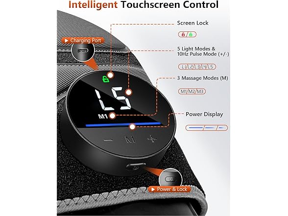 RELEXNOW Red Light Therapy Knee Brace