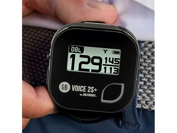 GolfBuddy Voice 2S+ Talking GPS Golf Rangefinder