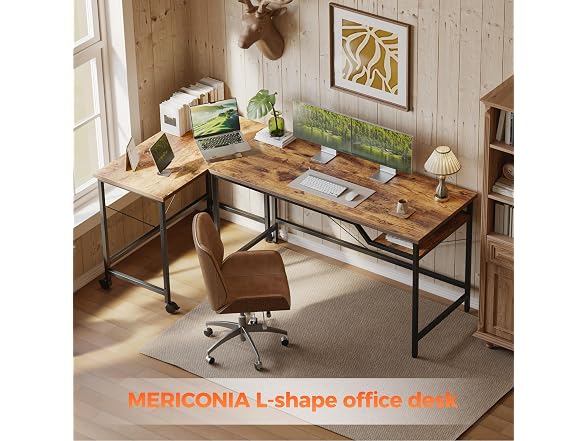 Mericonia L Shaped Computer Desk