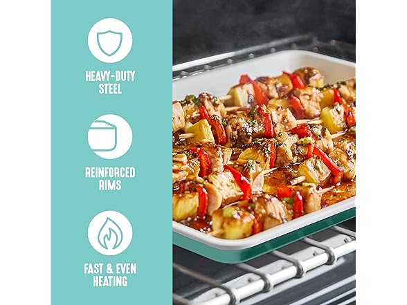 GreenLife Nonstick Half Cookie Sheet