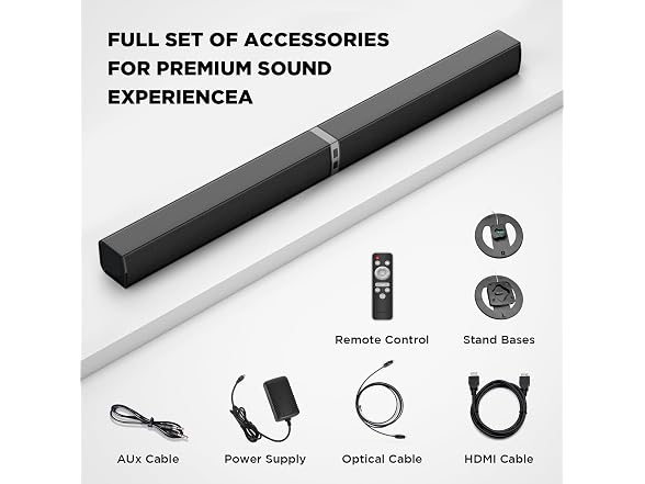 MZEIBO Sound Bar Smart TV 80W