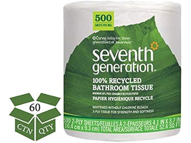 $59.99, Was $99.25, 39% Off! Seventh Generation Toilet Paper, 60pk dealfomo