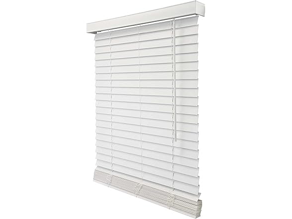 CHICOLOGY Faux Wood Blinds, Window Blinds VARIES