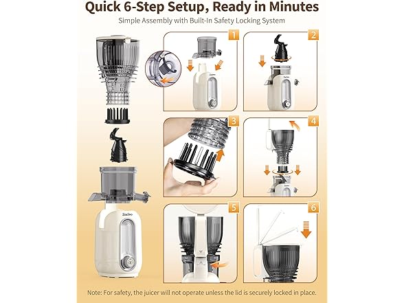 ZACHVO Cold Press Juicer Machines