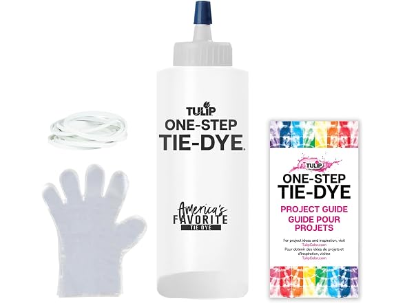 Tulip One-Step Tie-Dye Kit, Vibrant Colors for Fabric, Blue