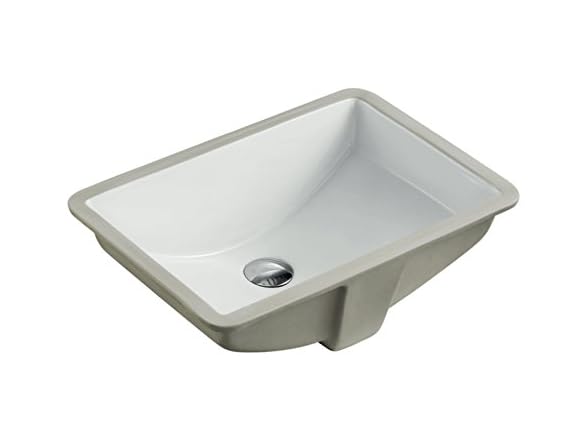 KINGSMAN Durable Ceramic Lavatory Vanity Bathroom Restroom Sink
