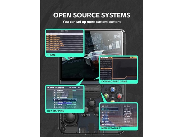 RetroRush Retro Handheld Gaming Console