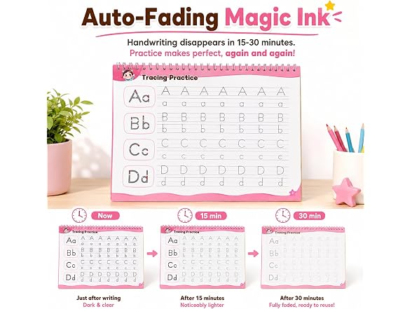 Timetome Magic Grooved Writing Practice
