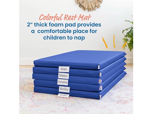 ECR4Kids SoftZone Rainbow Rest Mat