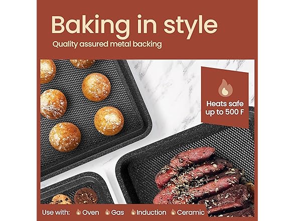 BAKKEN Kitchen Baking Pan, 13.58’’ × 9.65’’