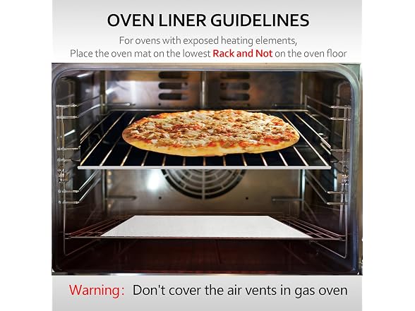 Demiwise 5 Pack Silver Oven Liners