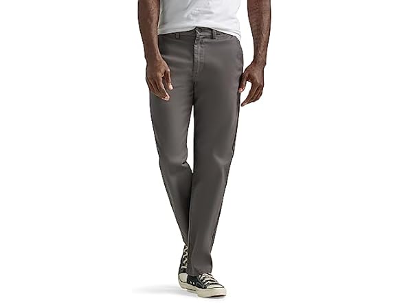 Lee Flat Front Charcoal (30x32)