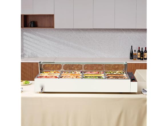 VEVOR 12-Pan Commercial Food Warmer, 12