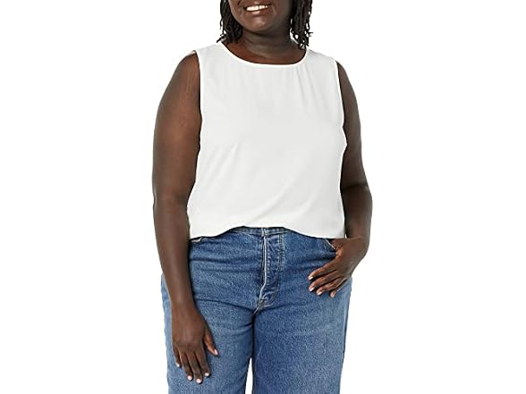 Amazon Essentials Women Regular-Fit Sleeveless Top