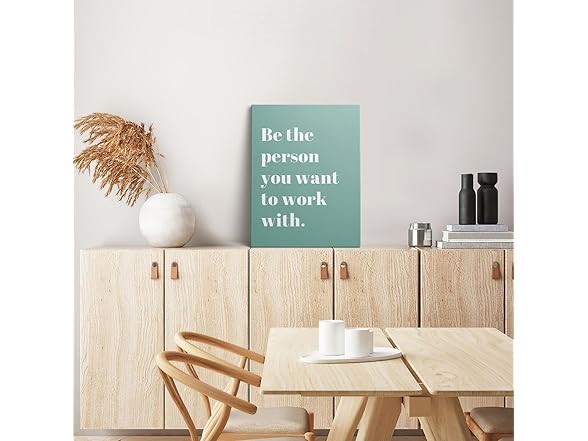 XWELLDAN Inspirational Quote Wall Art