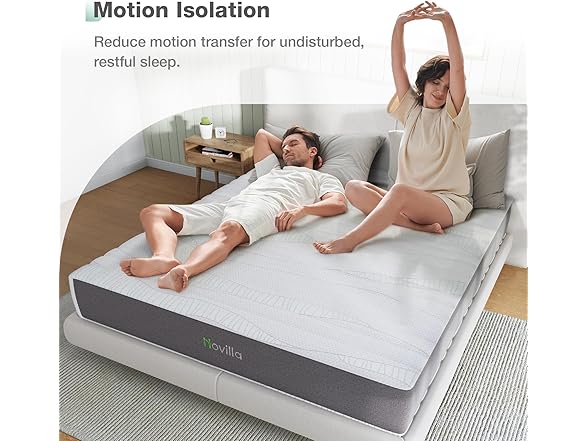 Novilla 10 Inch Memory Foam Full Mattress