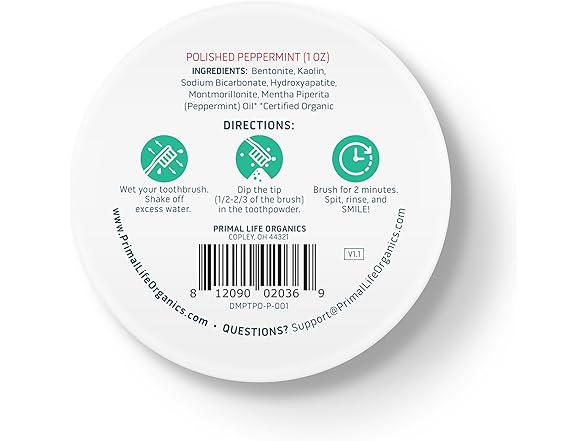 Primal Life Organics - Dirty Mouth Toothpowder