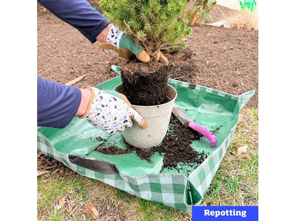 DURASACK 26"x26" Water-Resistant Repotting Mat, Pack of 4