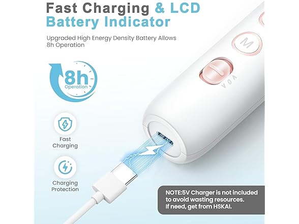 HSKAI Electric Nail File