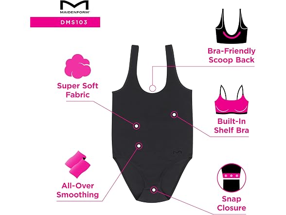 Maidenform Women Smoothing Seamless Bodysuit