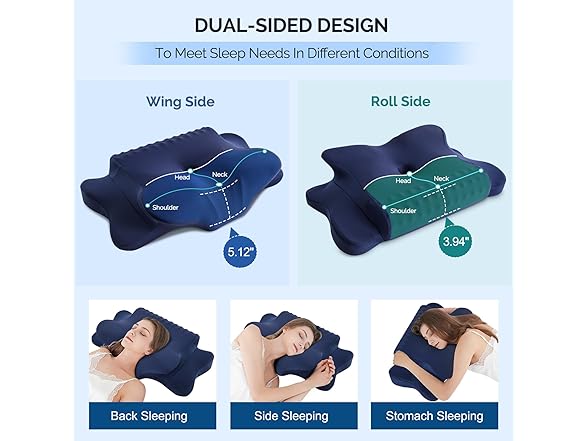 FAIORD Cervical Neck Pillow