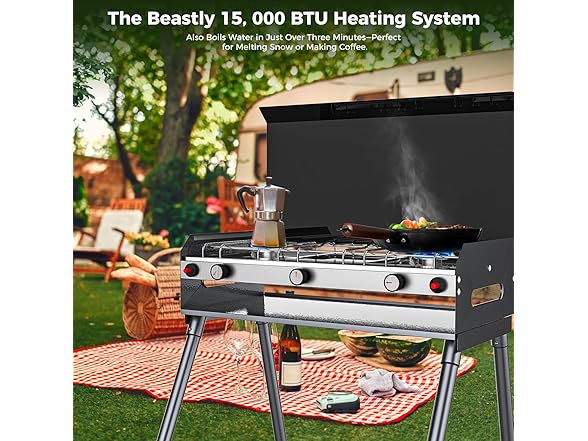 CAMPLUX ENJOY OUTDOOR LIFE W1960 Propane Camping Stove