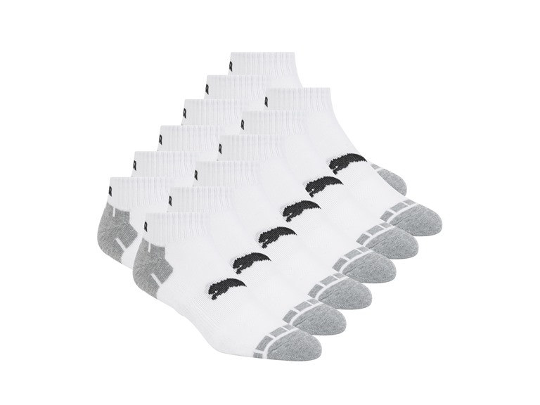PUMA Men's 12-Pairs Quarter Crew Socks - Ultimate Training