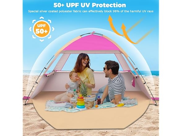 Venustas Beach Tent Sun Shelter UPF 50+