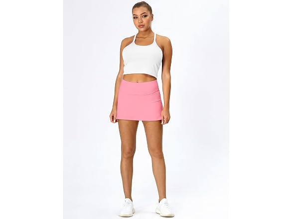 Icyzone Women (S) Athletic Tennis Skirts Shorts