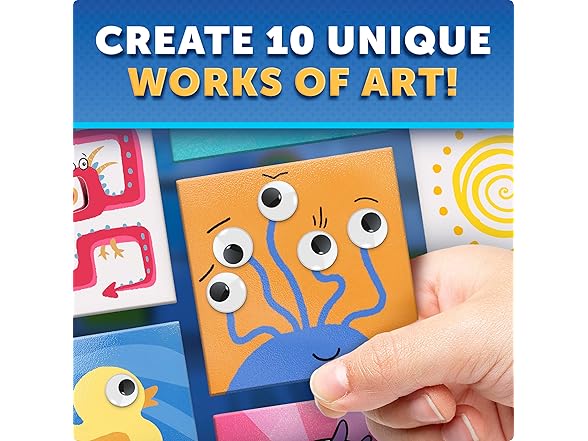 Blue Marble Magnetic Tile Art Craft Kit