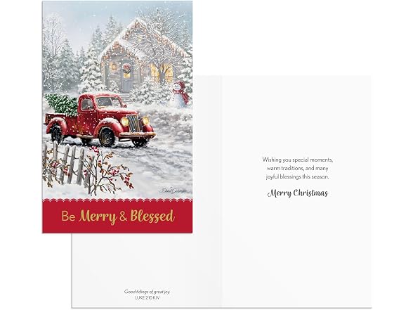 DaySpring Dona Gelsinger Christmas Cards 60pk