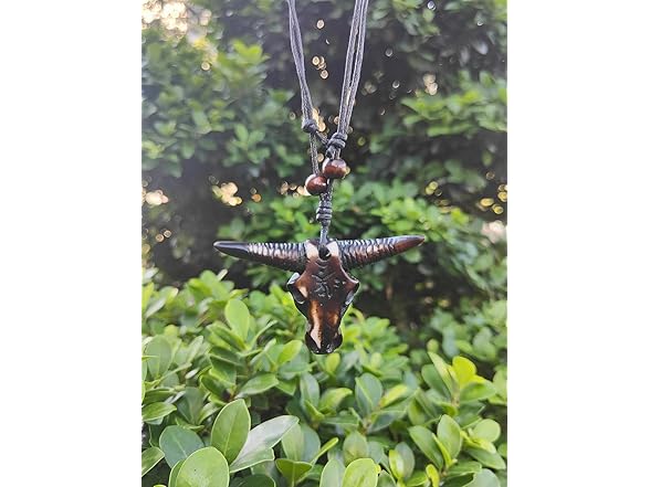 SL Steel Bull Skull Pendant