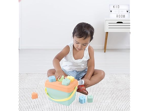 DOLU: Shape Sorter - Bucket - 7pc Sort & Play Toy