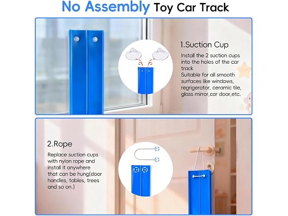 15 ft Flexible Race Track - Blue