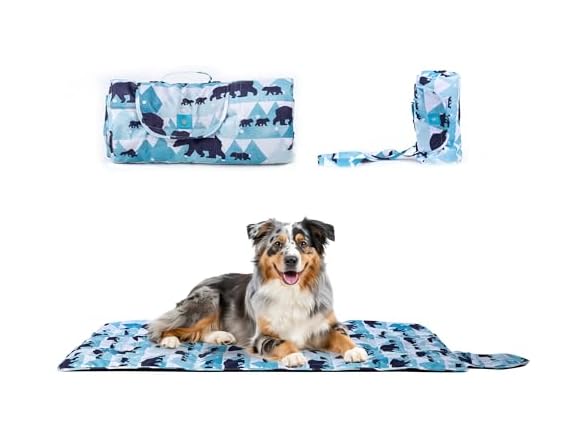 JACKIE & JOE Large Dog Bed/Mat Portable