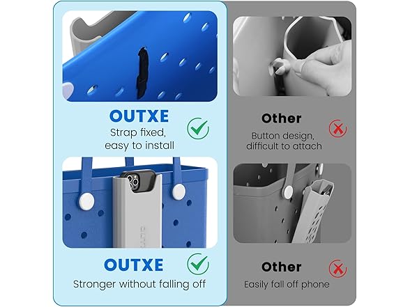 OUTXE Bogg Bag Phone Holder 3-Pack