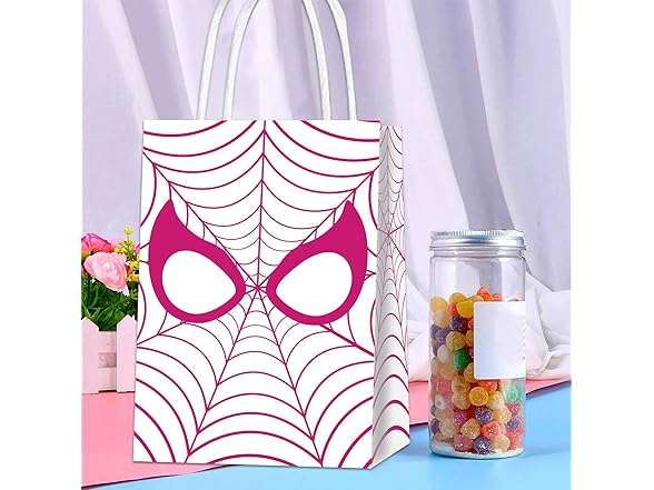 16 Pcs Spider Party Bags