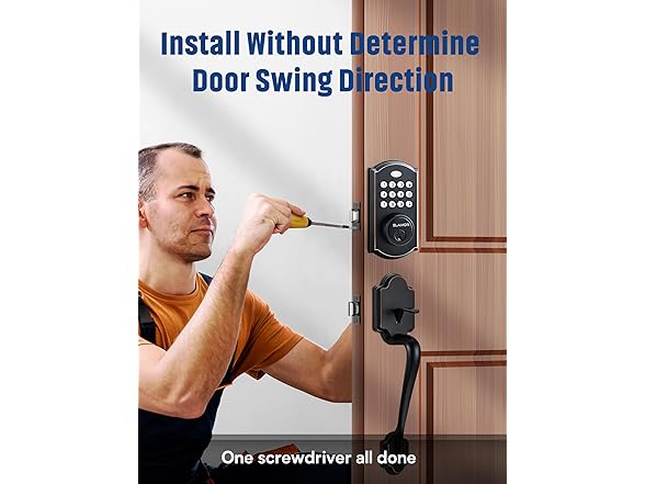 ELAMOR M19 SET ORB Keyless Lock Set w/Handle Oil 