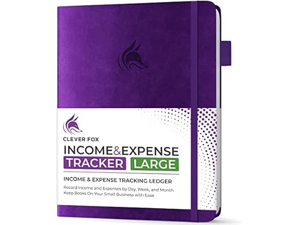 Income & Expense Tracker Ledger Book