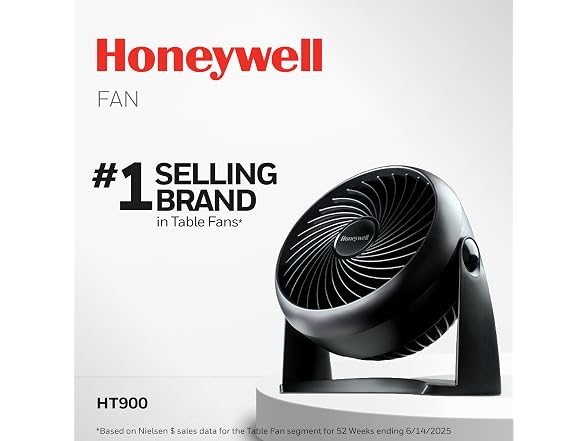 Honeywell HT-900 TurboForce Air Circulator Fan Black