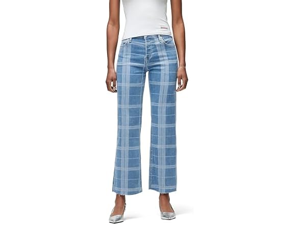 HUDSON Women's Rosie High-Rise Wide Leg Ankle Jean