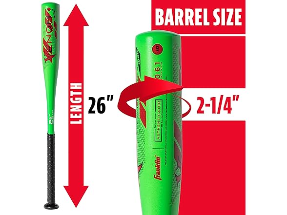 Franklin Venom Youth Tee Ball Bat 26 Inch