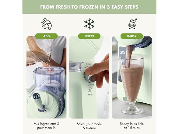 GreenPan Frost Ice Cream Maker & Slushie Machine