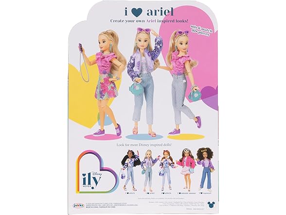 Disney ILY 4EVER Fashion Dolls Ariel 11.5"