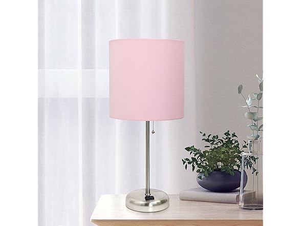 Creekwood Home Oslo 19.5" Contemporary Light Pink