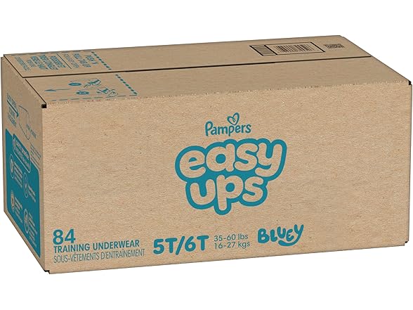 Pampers Easy Ups Bluey Training Pants 5T6T 84ct