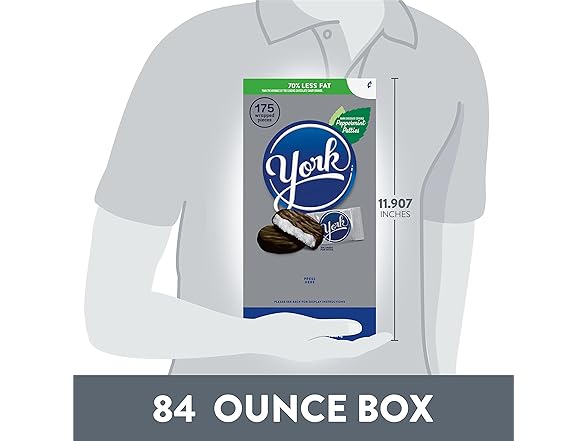 York Dark Choc Peppermint Patties 175pc
