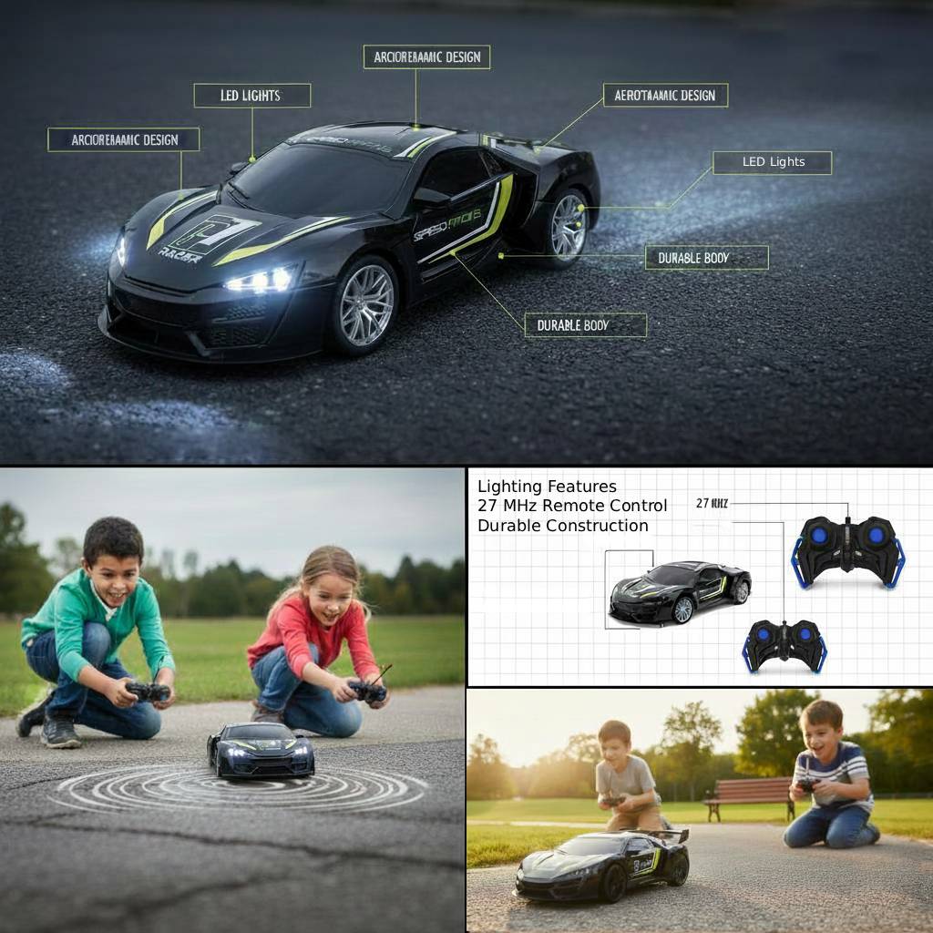 4-Direction RC Toy Car - Gallery 16
