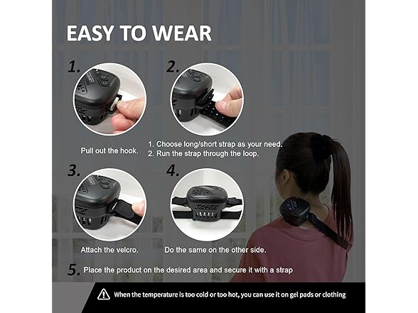 LEISPO Electric Heating Pad Heat Therapy Wrap